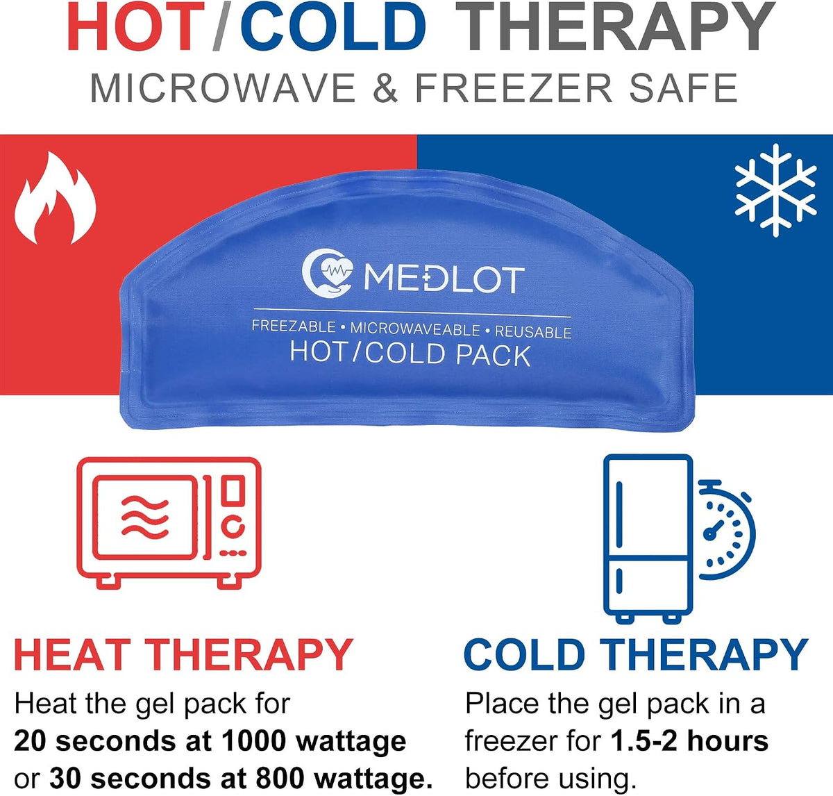 Wisdom Teeth Ice Pack Head Wrap, with 4 Hot Cold Packs, Reusable