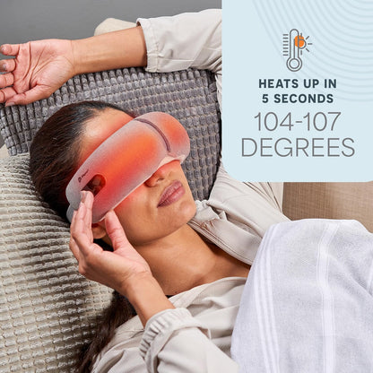 Lifepro Oculax Portable Eye Massager with Heat and Vibration
