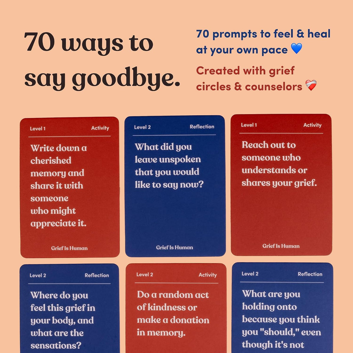 Friends are Human Conversation Cards for Friendship and Bonding, 140 Cards