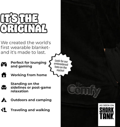 THE COMFY Original | Shark Tank | Patented | Sherpa Wearable Blanket Hoodie