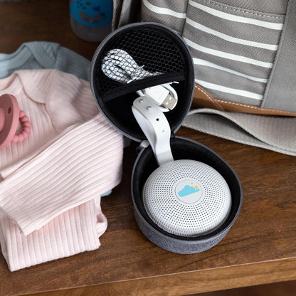 Yogasleep Hushh Portable White Noise Sound Machine for Baby, 3 Soothing Natural Sounds with Volume Control, Compact Size, Noise Canceling for Sleep Aid, Office Privacy, & Meditation, Registry Gift
