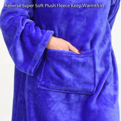 Catalonia Wearable Blanket with Sleeves for Women & Men, Fleece Wrap Throw | Cozy Sleeve Design for Hands-Free Comfort, Perfect for Reading, TV Time & Relaxing, Christmas & Birthday Gift