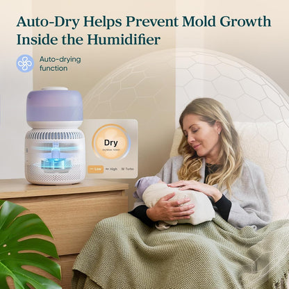 Levoit Humidifiers for Bedroom, Smart Warm and Cool Mist, Symptom Relief