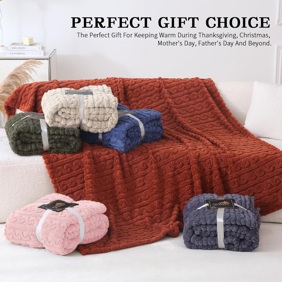 Wearable Blanket Sherpa Fleece Shawl Blanket with Pockets Blanket Poncho Cape for Adults, Cozy Shawl TV Throw Blankets
