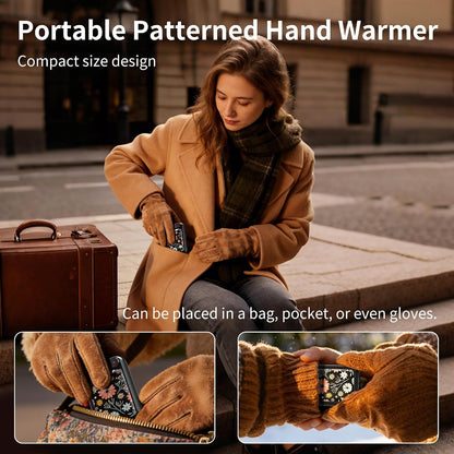 Lerat Hand Warmers Rechargeable, Electric Hand Warmers Reusable- Fast Heating Hand Warmer with 3 Heat Settings, Portable Hand Warmers Gifts for Women, Great for Hunting Camping Hiking