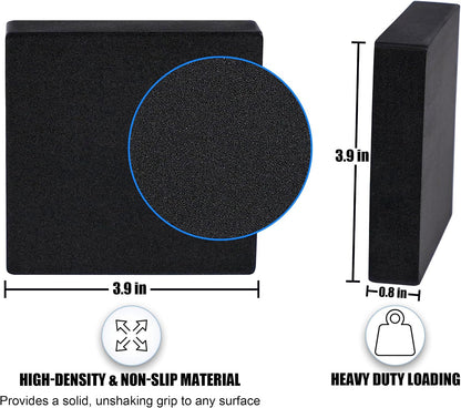 MyLifeUNIT EVA Shock Absorbing Washer Pads, Anti-Vibration Washer Mat Protector for Washing Machine Dryer Treadmill (8 Pack)