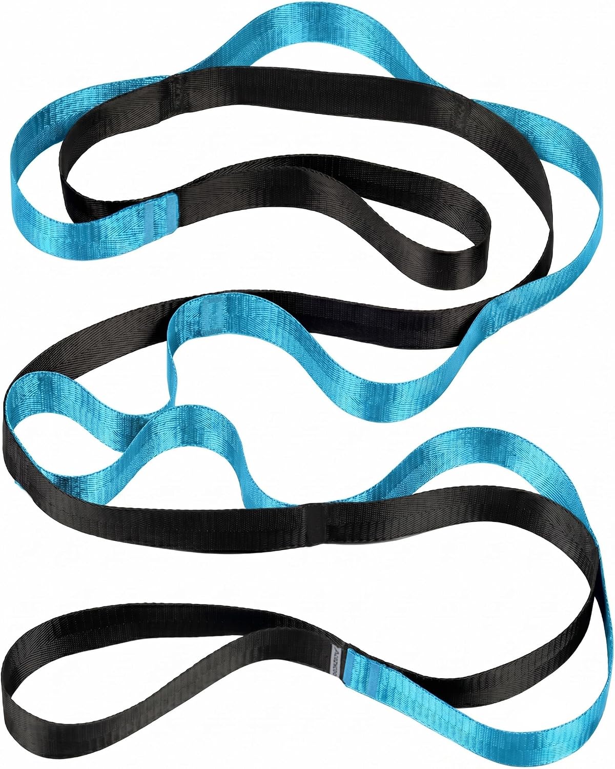 Acozycoo Stretching Strap with Loops for Physical Therapy,Knee,Calf,Back | Yoga Strap for Stretching,Non-Elastic Stretch Band,Rehab,Pilates,Flexibility Training,Hamstring,Leg Lifter,Fascia,Leg,Hip
