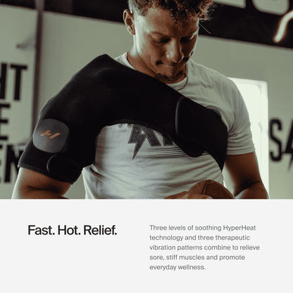 Hyperice Venom 2 Back Heated Vibration Massage Therapy Wrap Pain Relief | Relieve Pain | Soreness | Tightness | Increase Blood Flow |Three Precise Settings and Patterns | Up to 3 Hour Battery Life