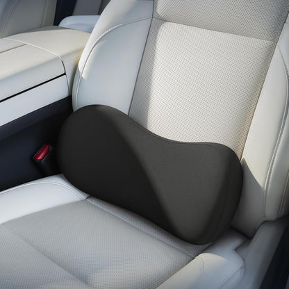 BABUR Lumbar Support Pillow for Car, Coccyx Pain Relief Cushion | Tightly Around the Coccyx, Ergonomics Memory Foam, Skin-Friendly Fabric, Fit Car Drive, Office Chair, Rest Seat, Wheelchair