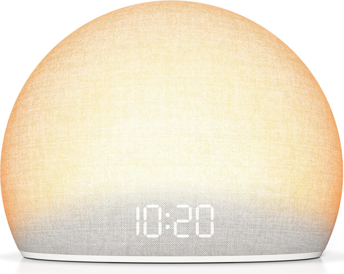 HOUSBAY Sunrise Alarm Clock with White Noise Sound Machine for Bedroom
