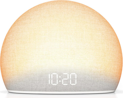 HOUSBAY Sunrise Alarm Clock with White Noise Sound Machine for Bedroom