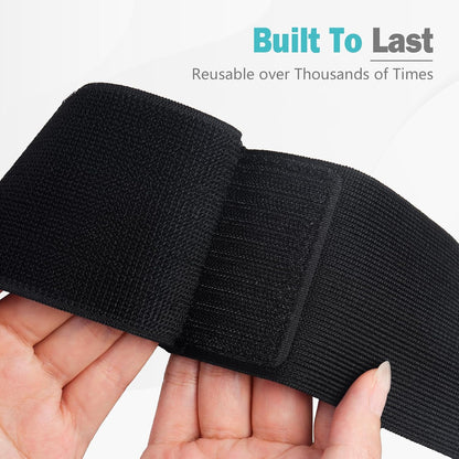 Hilph Ice Pack Strap, Stretchable, 3 Sizes Belt Extender Secure Straps | Elastic Hook and Loop Extension Straps, Add Length to Most Ice Packs, Secure Ice Pack, Multiple Use for Knee, Back, Shoulder