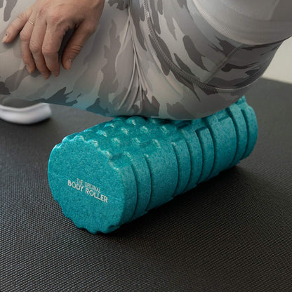 The Original Body Roller - High Density Foam Roller Massager for Deep Tissue Massage of the Back and Leg Muscles - Self Myofascial Release of Painful Trigger Point Muscle Adhesions (Black)