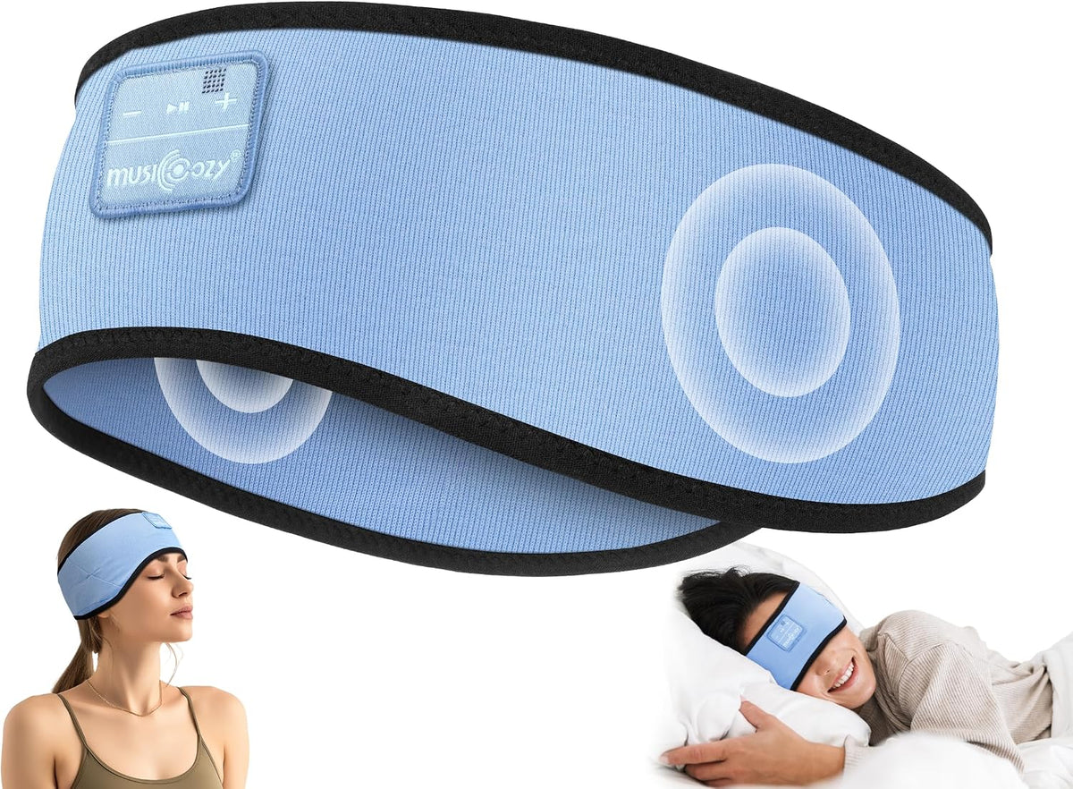 MUSICOZY Sleep Headband Headphone Soft Bluetooth Headphones for Sleeping