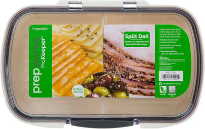 ProKeeper Deli Food Storage Container with Air-Tight Seal and Dry Erase Lid | Ideal for Deli Meats, Cheeses, and Bacon, BPA Free and Dishwasher Safe