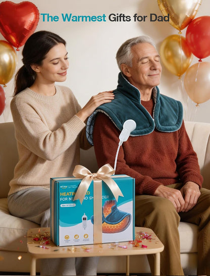 ALLJOY Graphene-Infused Heating Pad for Neck and Shoulders and Back