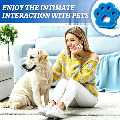 Pet Hair Remover for Laundry Reusable Dryer Pet Hair Balls and Lint Traps Effortlessly Removes Dog Cat & Dog Hair from Clothes in Washing Machine Hair Catcher (6Pcs)