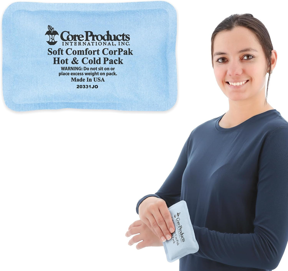 Reusable Hot & Cold Therapy Pack for Knee Back & Shoulder Pain-Trisectional