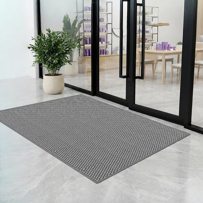 WochiTV Non Slip Drainage Mats PVC Pool Floor Mat 0.23'' Thick Outdoor Indoor Parking Space Mat for Bathroom Garage Basement Backyard Commercial Kitchen 3x16.6Ft