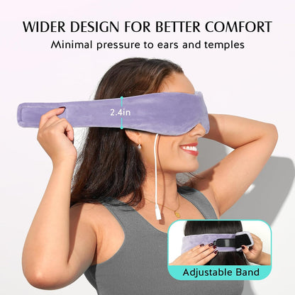 YFONG Heated Eye Mask, Warm Eye Compress Mask for Dry Eyes, Sleep Mask