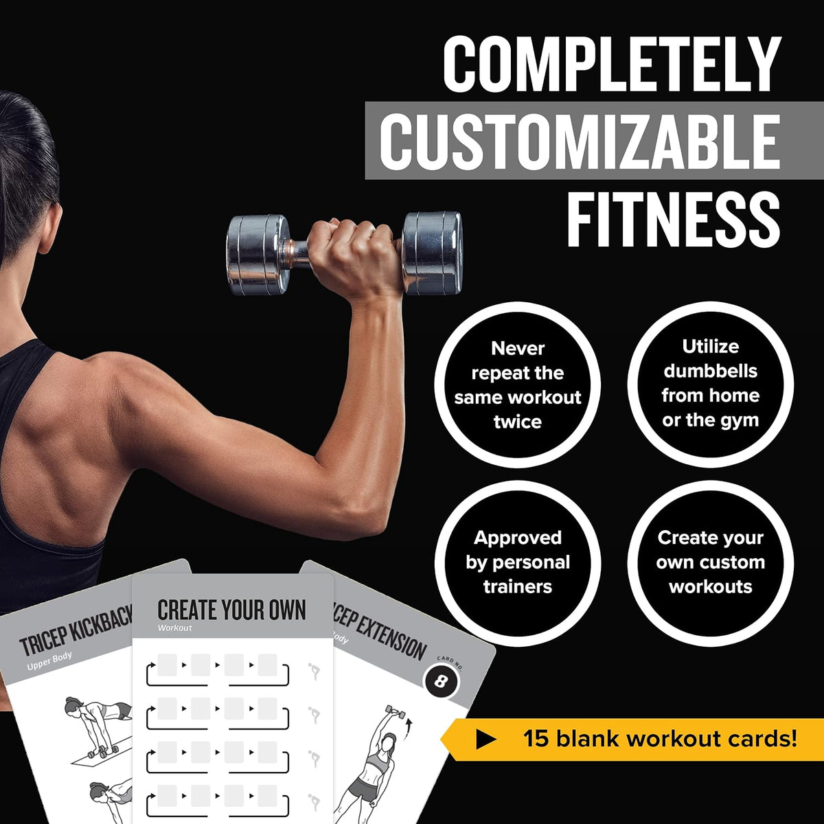NewMe Fitness Stretching Workout Cards, Fitness Deck for Women and Men