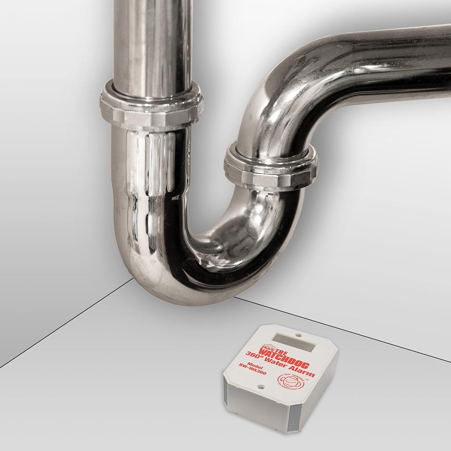 The Basement Watchdog Compact 110 dB Water Alarm w/360° Sensing Technology (BW-WA360) | 110 dB, 360Â° Sensing Technology, BW-WA360