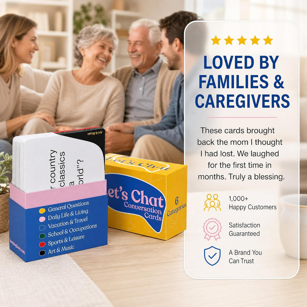 Keeping Busy Expressions Set 1 Dementia Activities for Seniors | Alzheimer Products for Elderly Patients | Fun Memory Game Toy & Cognitive Brain Puzzle for Senior Citizens w/Memory Loss or Alzheimers