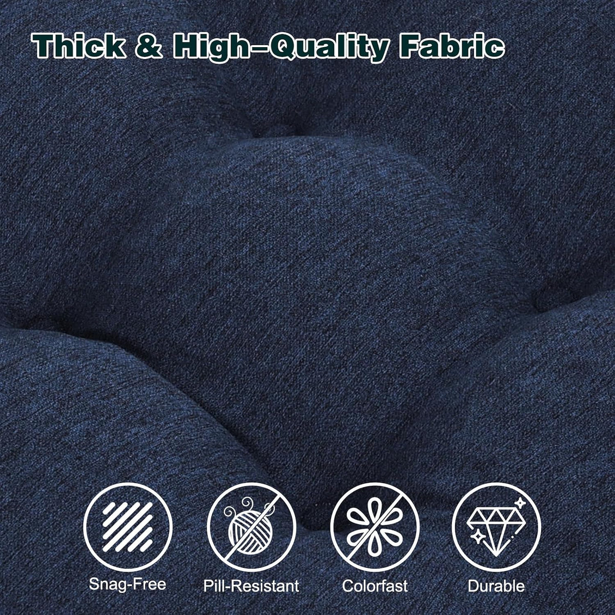baibu Memory Foam Recliner Cushions with Lumbar Support Pillow Set for Elderly, 20x20x5 Inch Dual-Layer Design Non-Slip Recliner Seat Cushion & Back Support Pillow for Reduce Hip & Lumbar Pain, Brown