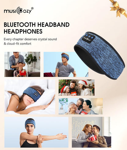 MUSICOZY Bluetooth 5.4 Sleep Headphones Headband Sports Wireless Audio