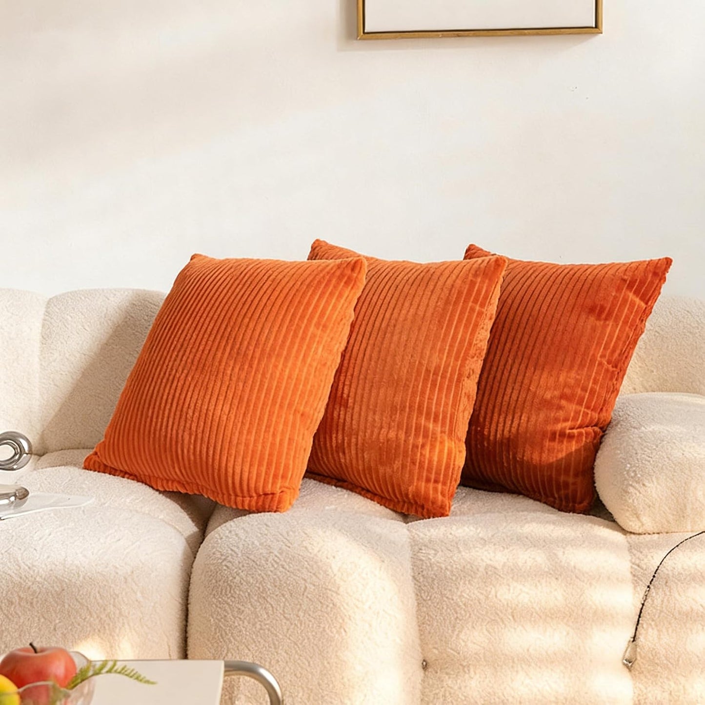 Headboard Wedge Pillows for Sitting Up in Bed Rest Adult，Triangular Upholstered Stuffed Reading Pillow for Sofa Couch Back Cushions Lumbar Body Support Dorm Bedroom（King，Corduroy Gray）