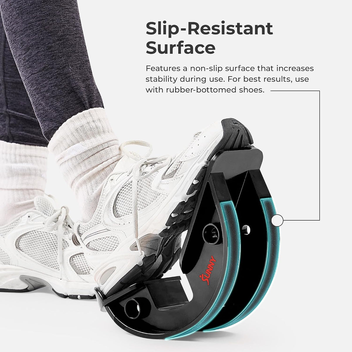 Sunny Health & Fitness Adjustable Calf & Ankle Stretcher