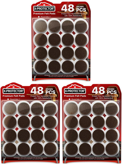 Felt Furniture Pads X-PROTECTOR 235 PCS Premium Furniture Pads - Felt Pads Furniture Feet Best Wood Floor Protectors - Protect Your Hardwood & Laminate Flooring! | Furniture Feet Best Wood Floor Protectors - Protect Your Hardwood & Laminate Flooring!