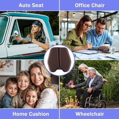 Soft Thin Gel Seat Cushion with 1 Inch Gel - Sciatica Relief