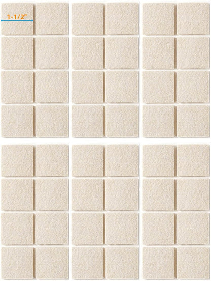 Felt Pads Small 3/8" Felt Pads for Cabinet Doors Bumpers, Cabinet Cushion Dots Felt Cabinet Door Stops, Self Adhesive Thick Bumper Pads to Protect Surfaces -Anti Scratch 234 Pcs Round Brown