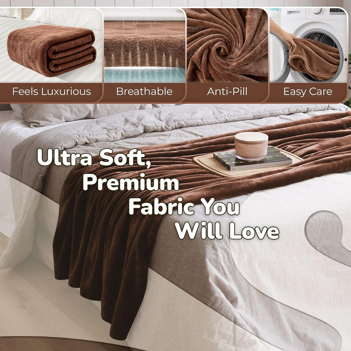 Super Blanky Wearable Blankets for Women & Men, Dorm Room Essentials, Gift for Her, Gifts for Women, Wife Birthday Gift Ideas