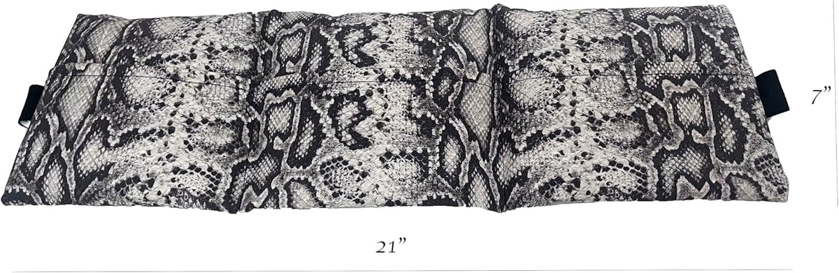 Heating Pad with Removable Pockets. Washable Cover. Microwave Heat Therapy for Back, Neck, Shoulders, Cramps. Pain and Stress Relief. Reusable Heated Wrap Corn Filled. (Ocean)