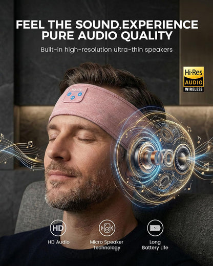 Navly Sleep Headphones Bluetooth Headband for Side Sleepers