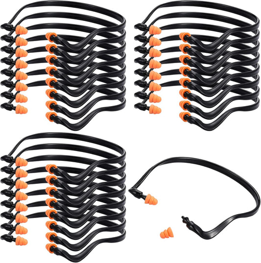LEIFIDE Banded Earplugs Silicone Reusable Ear Protection Neck Band