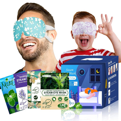 16 Packs Steam Eye Masks for Dry Eyes, Self Heating Warm Compress Unscented