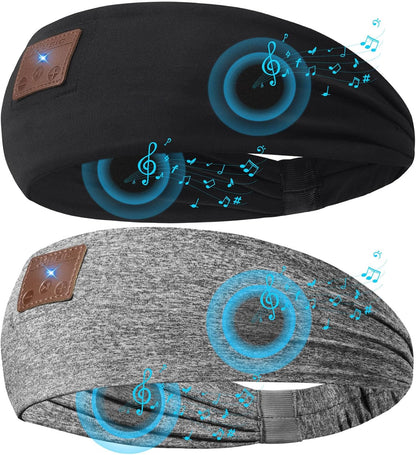 2-Pack Sleeping Headphones, Headband Headphones for Side Sleepers