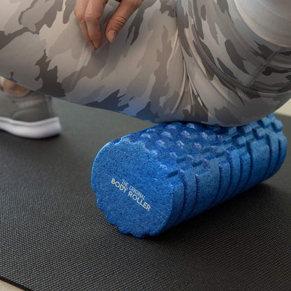 The Original Body Roller - High Density Foam Roller Massager for Deep Tissue Massage of the Back and Leg Muscles - Self Myofascial Release of Painful Trigger Point Muscle Adhesions (Black)