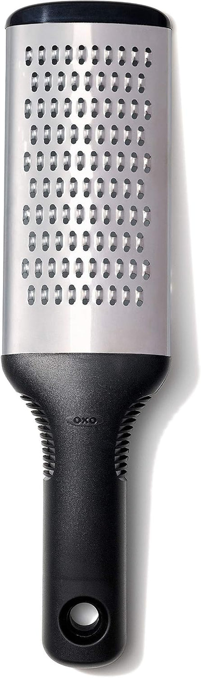 NEW OXO Good Grips Grater, Stainless Steel, Black