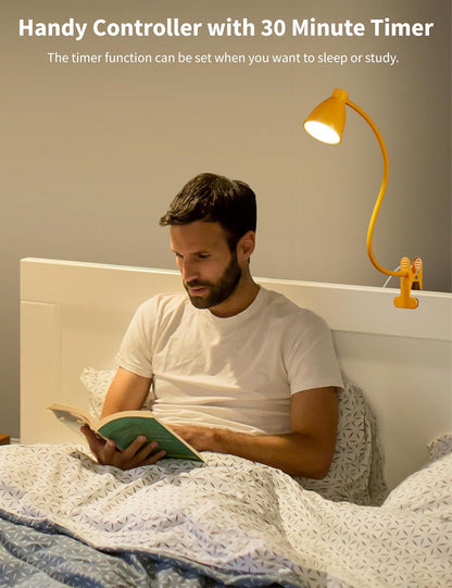 BOHON Desk Lamp 5 Color Modes 10 Brightness Dimmer Reading Light Black