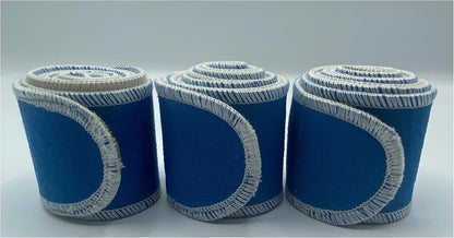 Therapeutic Treatment Wrap, 3 Count Pack, Binder Tape Like Wrap, Elastic Stretch, Effectively Holds Moist Heat Packs, Heating Packs, Cold Packs and Electrodes in Place (2.5" W x 24" L)
