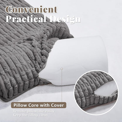 Headrest and Support Pillow,Recliner Pillow for Neck, Head, or Foot for Office or Massage Chairs, Neck Pain Relief and Cervical Support. Nonslip, Zipped Cover.(Cream, 5.5" Wx13 Lx3 H)