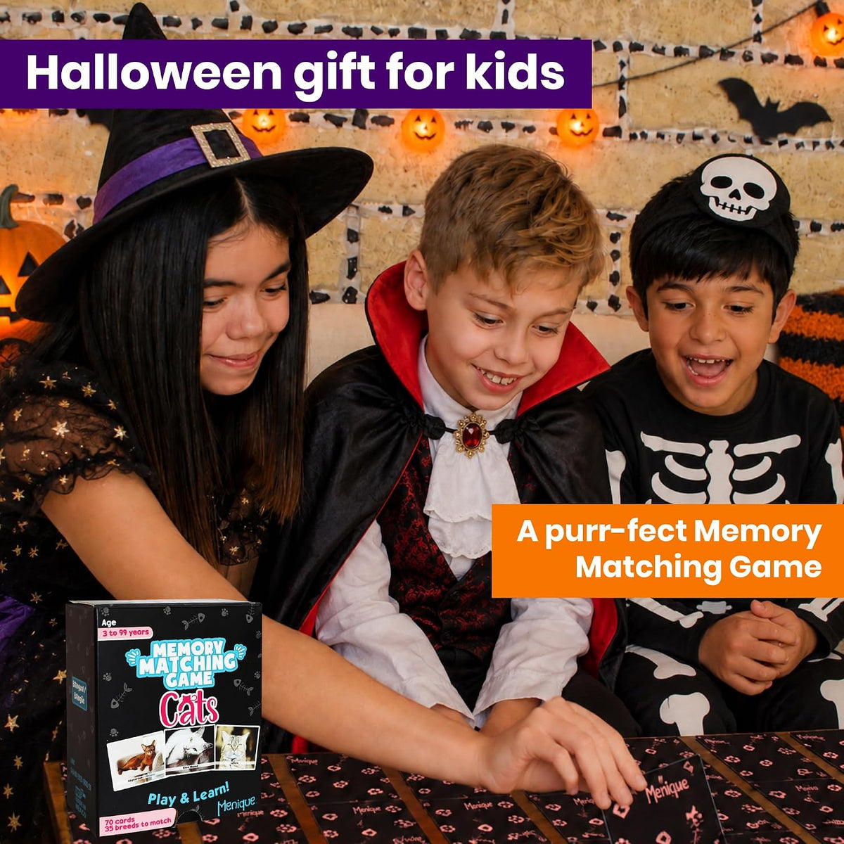 Menique Explore the World Memory Matching Game – Geography Game with 100 Photo Cards, 50 Countries, Flags & Landmarks – Travel Card Game with Educational Booklet, Ages 3+