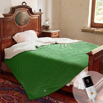 Texciting Heated Blanket 50"X60",Soft Electric Blanket,ETL Certified,Grey