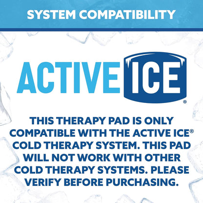 Polar Active Ice® 3 in 1 Knee, Ankle, & Elbow Therapy pad 12.5” x 10.5” with Attached Belts. Use only with The Polar Active Ice #AIS Therapy System.