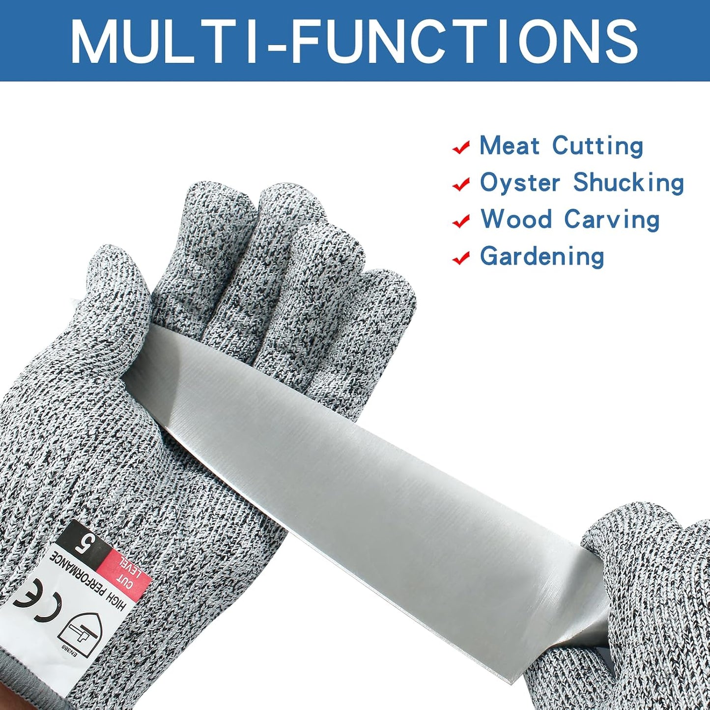 Zorfeter Cut Resistant Gloves for Kids