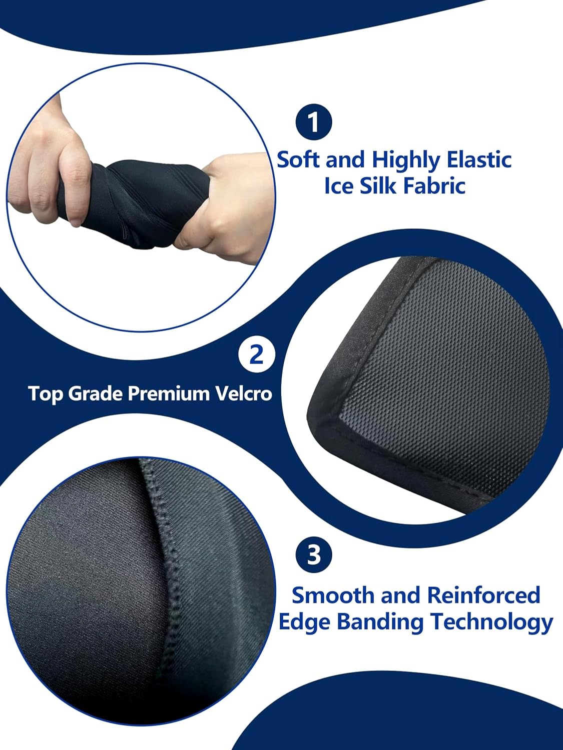 Flexible Neck Ice Pack Wrap,Gel Cold Therapy for Pain Relief | reusable,cool ice silk,stays cold 20 to 30 mins,dual hot & cold,hands-free, Ideas for tech neck, office workers and injuries